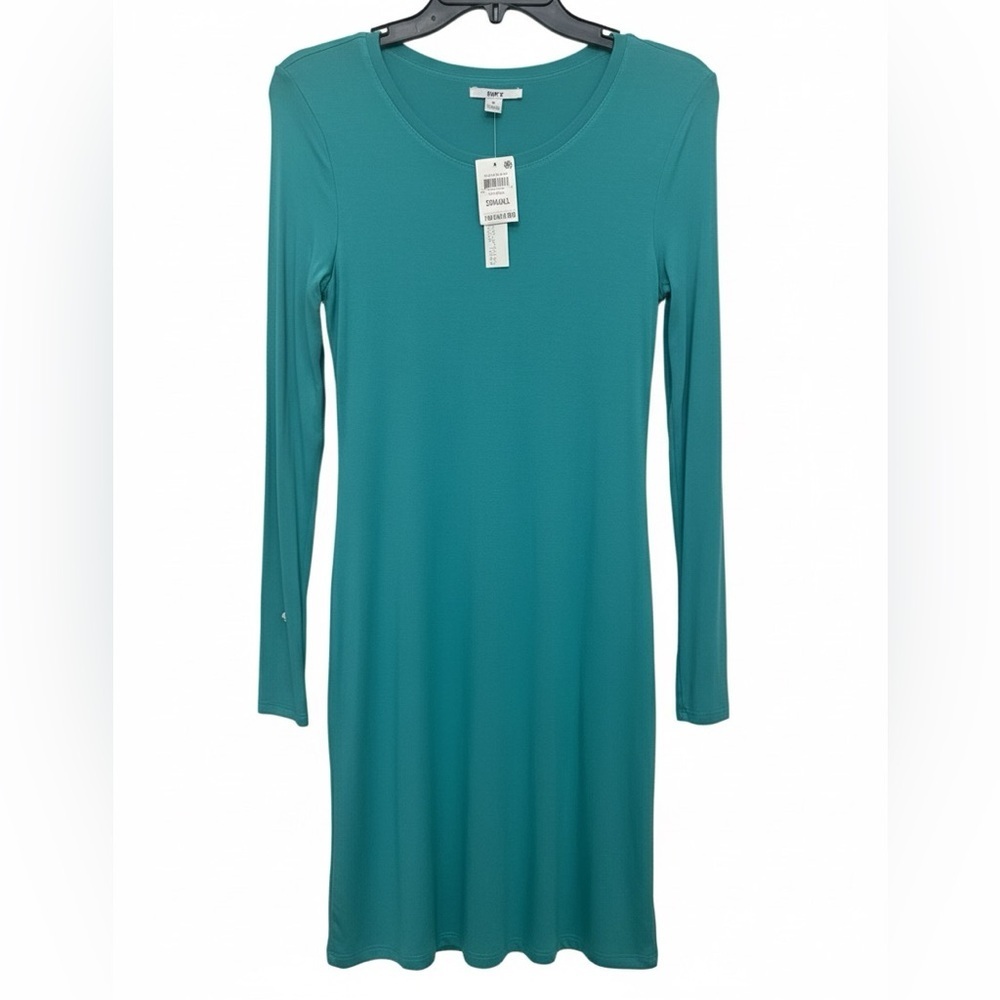 Bar III teal body con dress long sleeve trendy midi dress party fall sexy dress